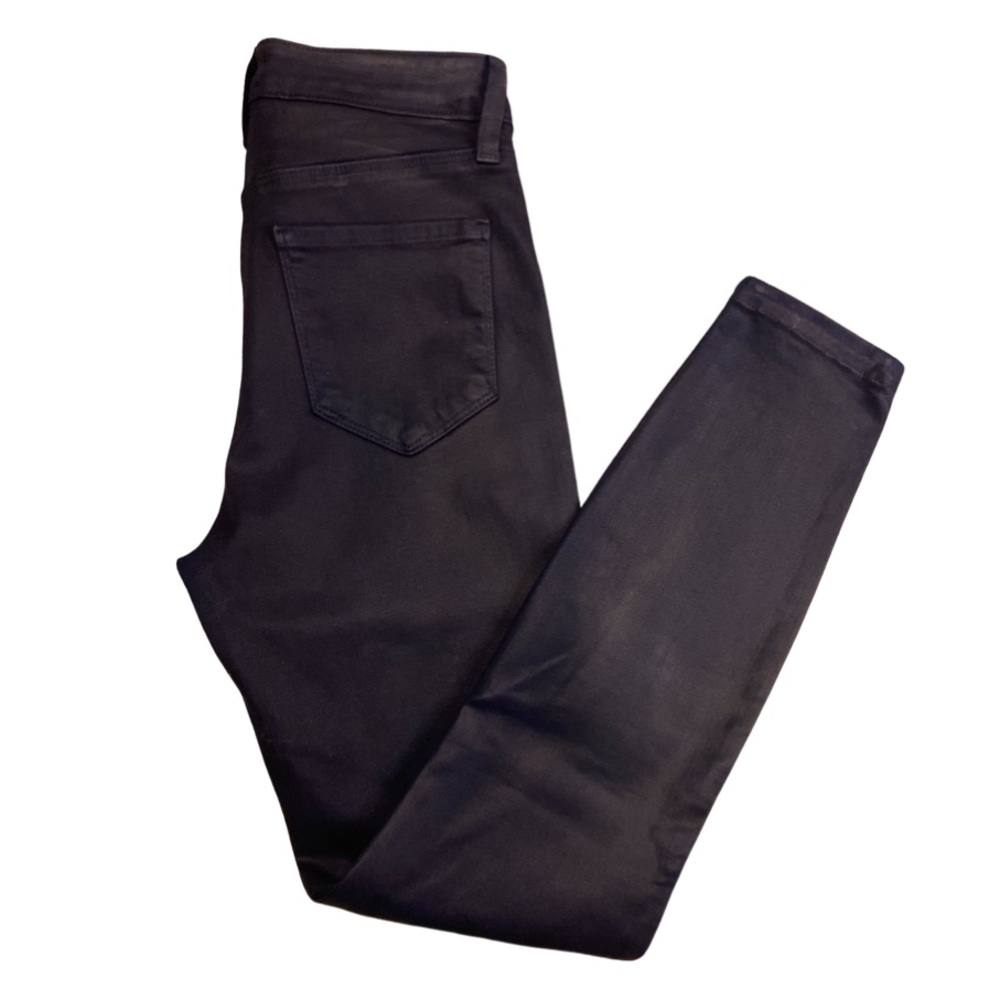 L’AGENCE Margot H/R Skinny color Navy coated Pants size 26